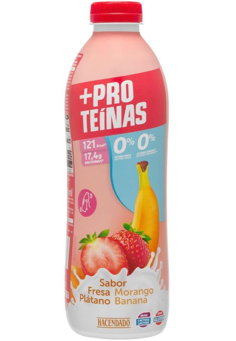 Bebida láctea +Proteínas Hacendado
