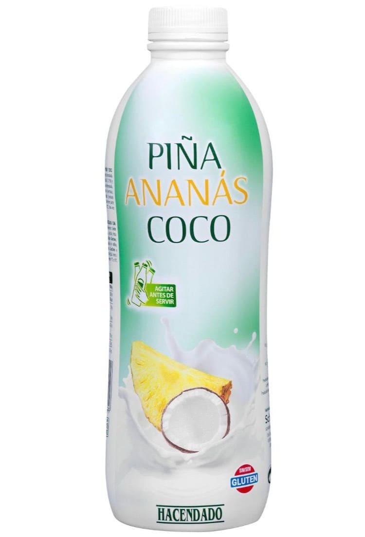 Bebida láctea de piña y coco Hacendado