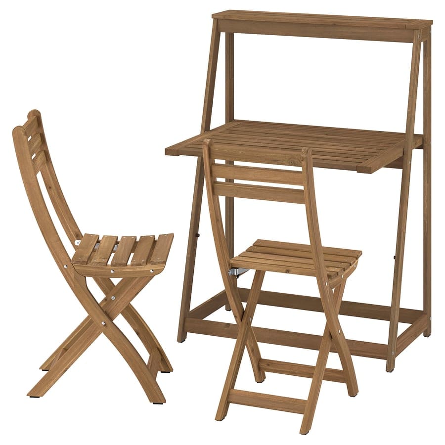 Mesa con 2 sillas plegables para exterior DJUPÖN  ASKHOLMEN