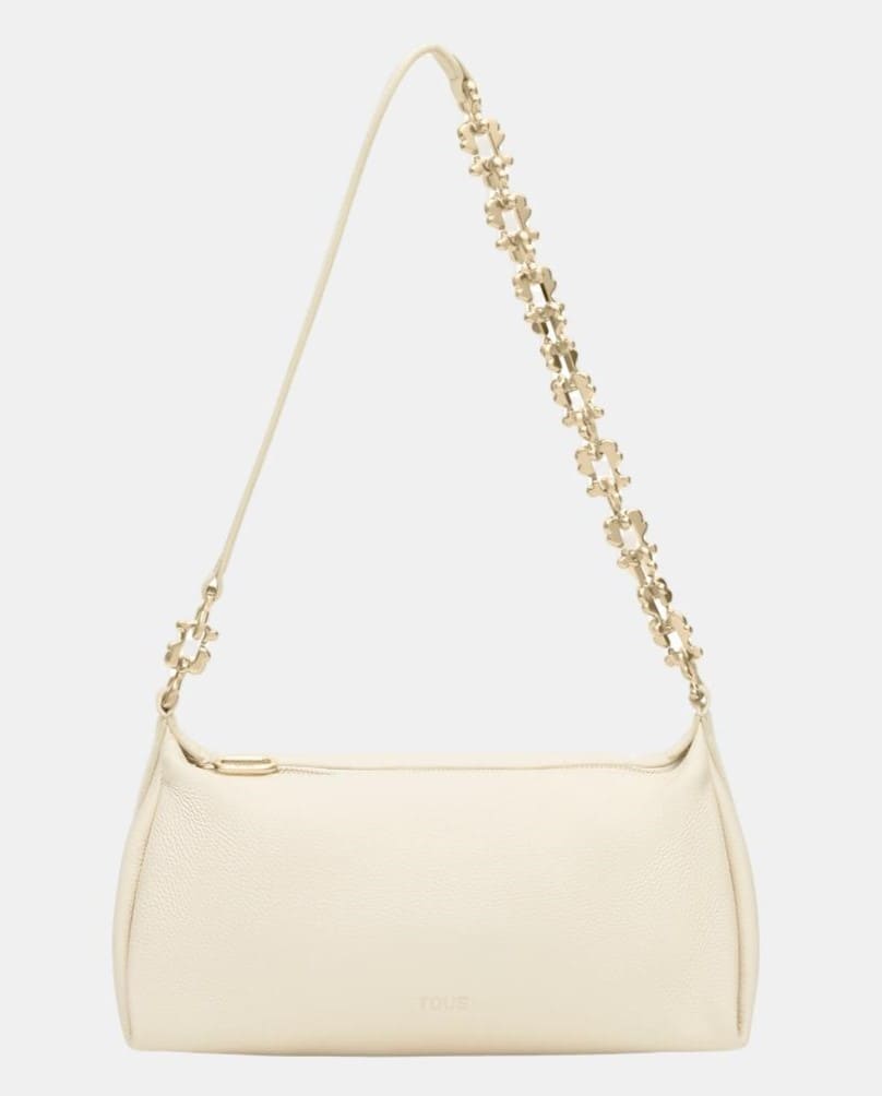 Bolso bandolera con cierre de cremallera y asa larga ajustable