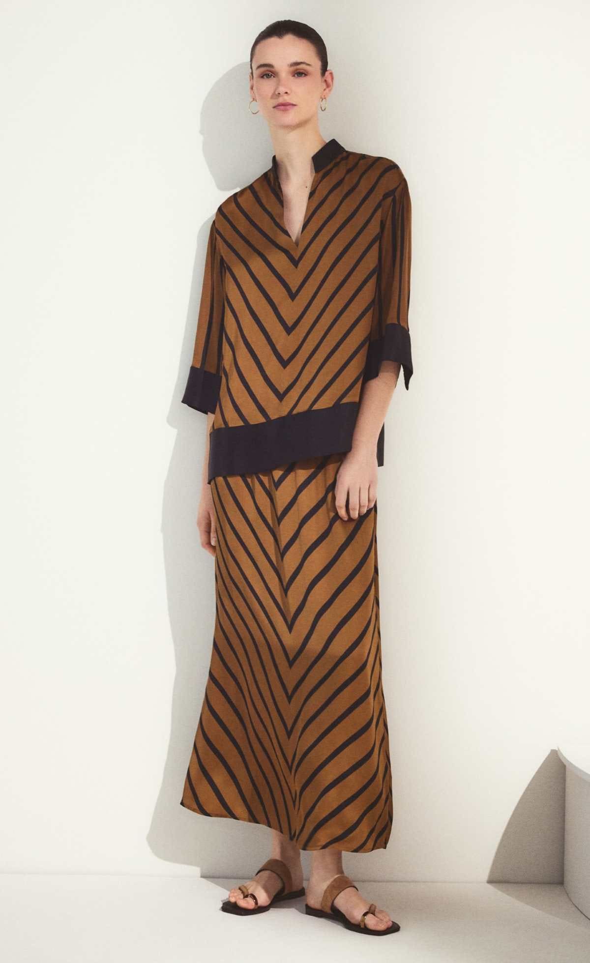 Woman El Corte Inglés Top de mujer de manga larga rayas