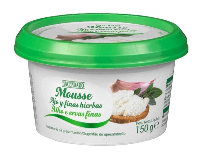 Mousse de queso de vaca con ajo y finas hierbas Hacendado