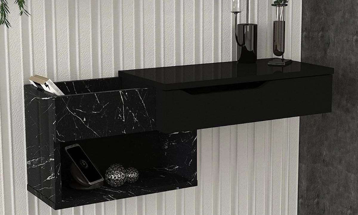 Consola suspendida con 1 cajón y 2 estantes Dareka de Leroy Merlin