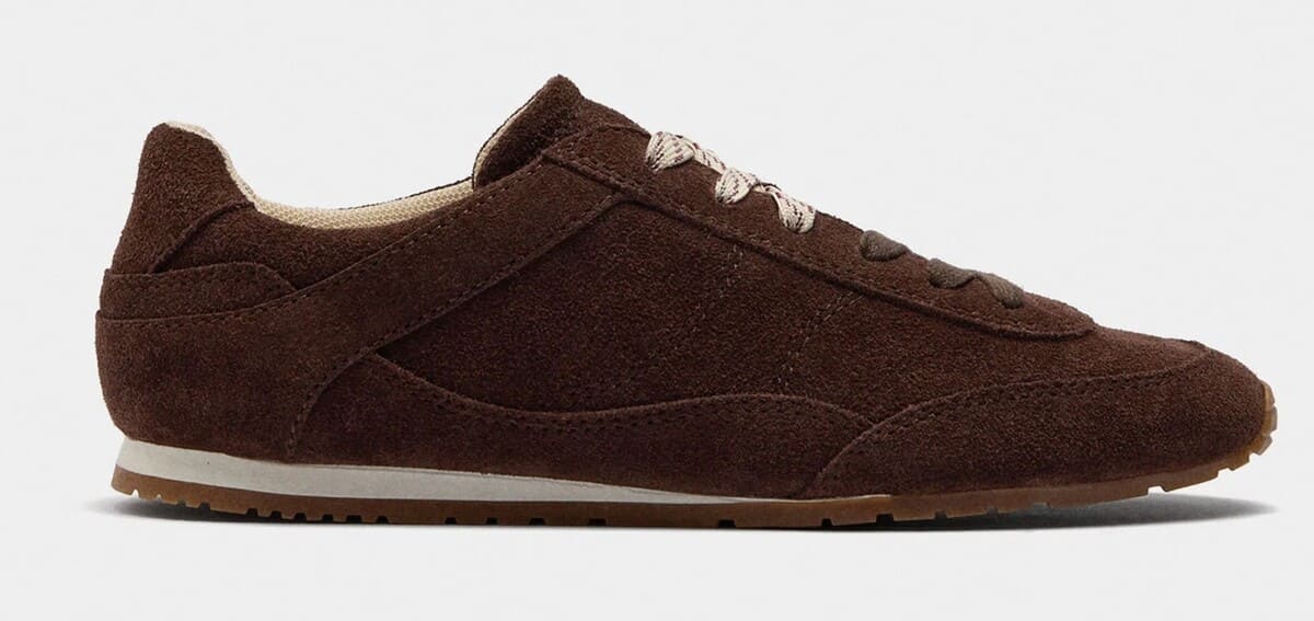 Zapatillas de piel monocromática