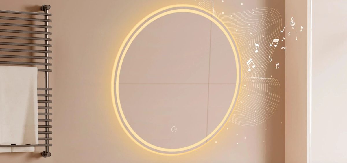 Espejo de baño con luz LED Oasis de Leroy Merlin