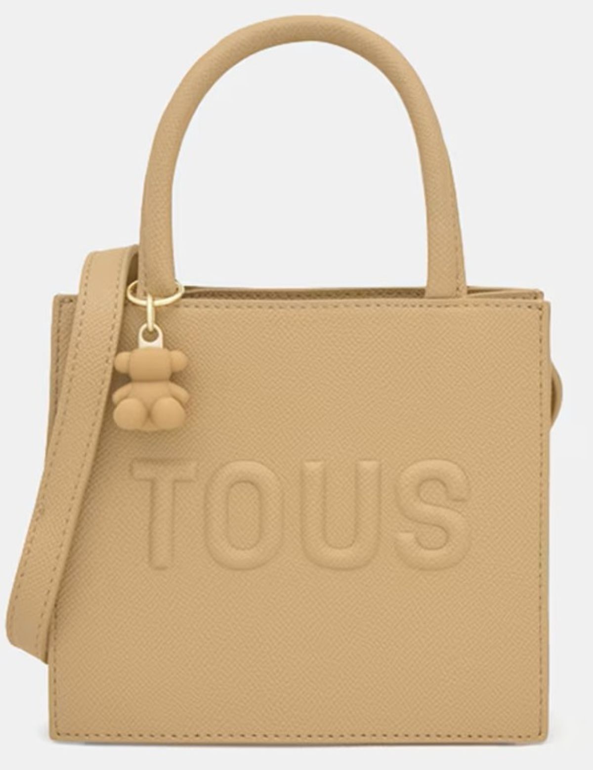 Bolso mini con cierre de botón magnético y doble asa Tous de El Corte Inglés