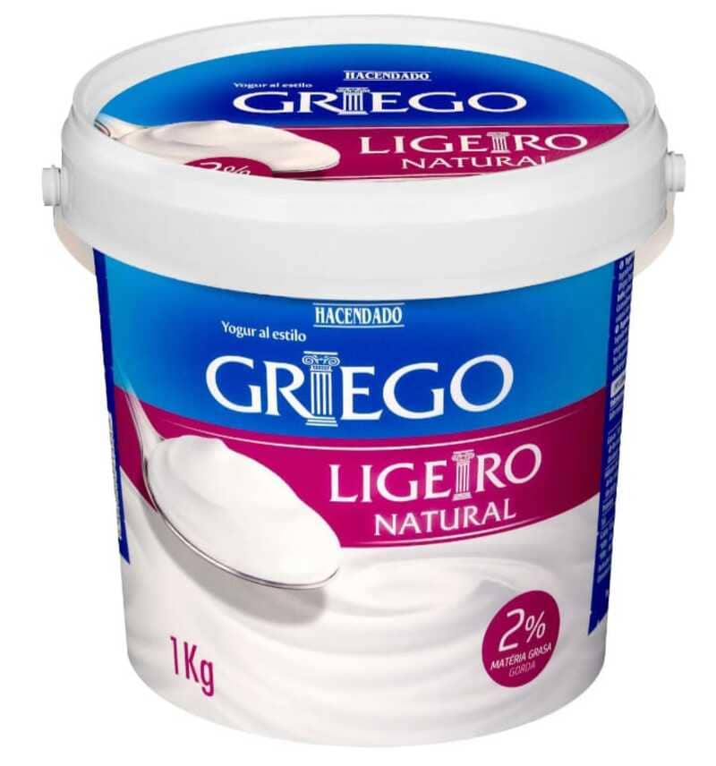 Yogur griego natural ligero Hacendado