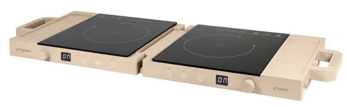 Placa de inducción portátil doble 3500 W Tognana de Lidl