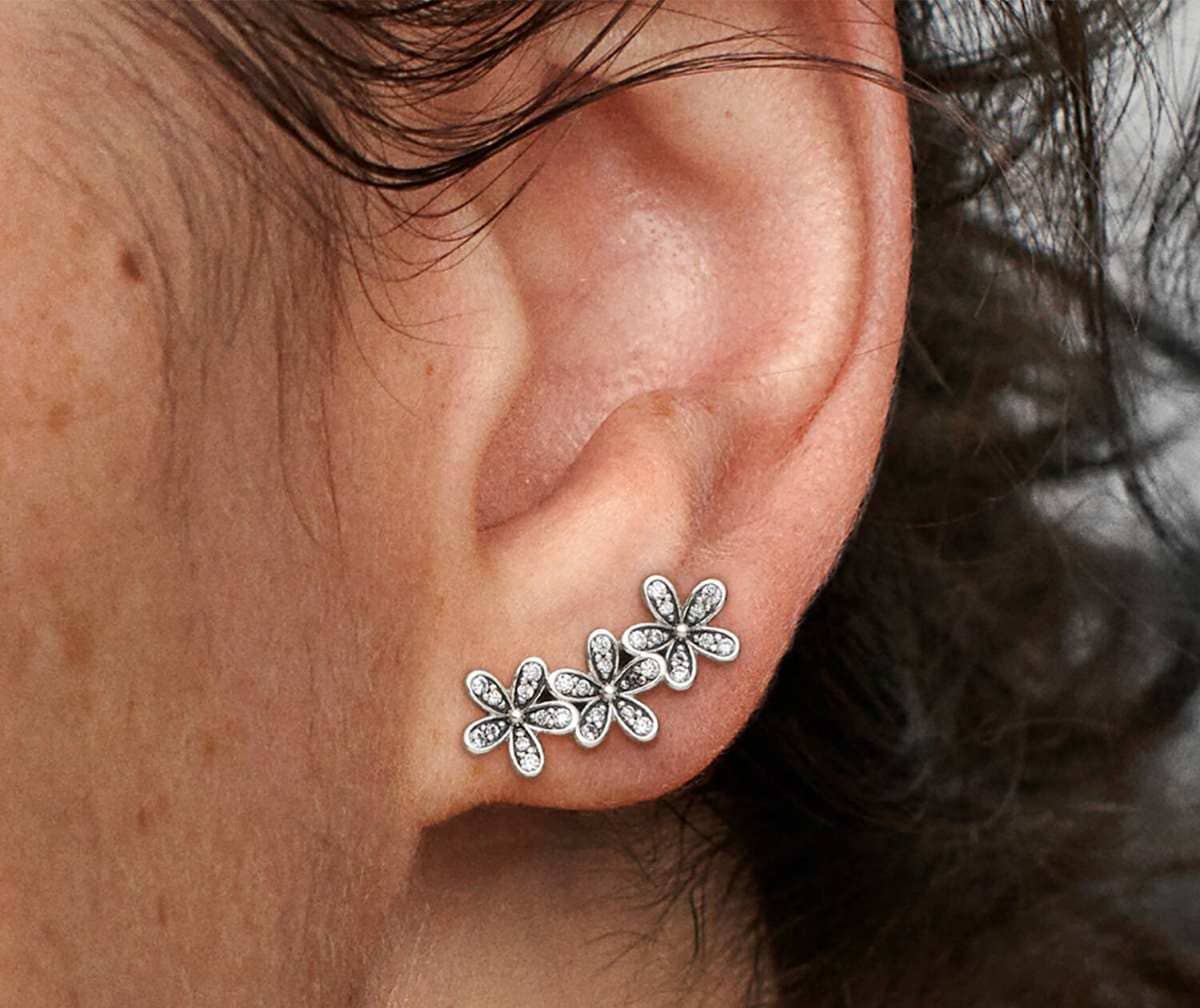 Pendientes Ramo de Margaritas Deslumbrantes de Pandora