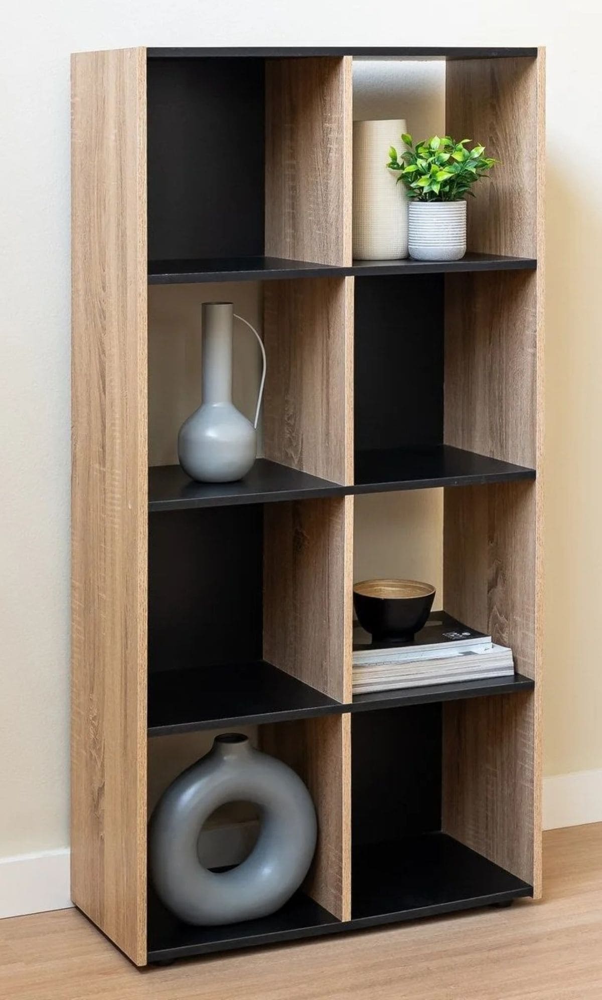 Estantería cubo de madera MDF LOLA Home de Leroy Merlin