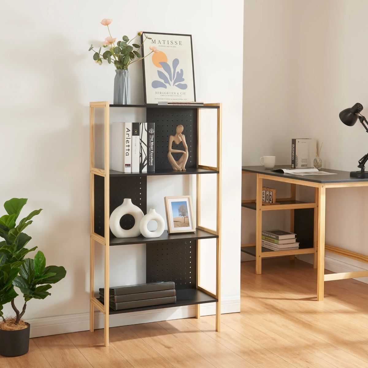 Estantería librería Dønna de 4 niveles MDF de Leroy Merlin