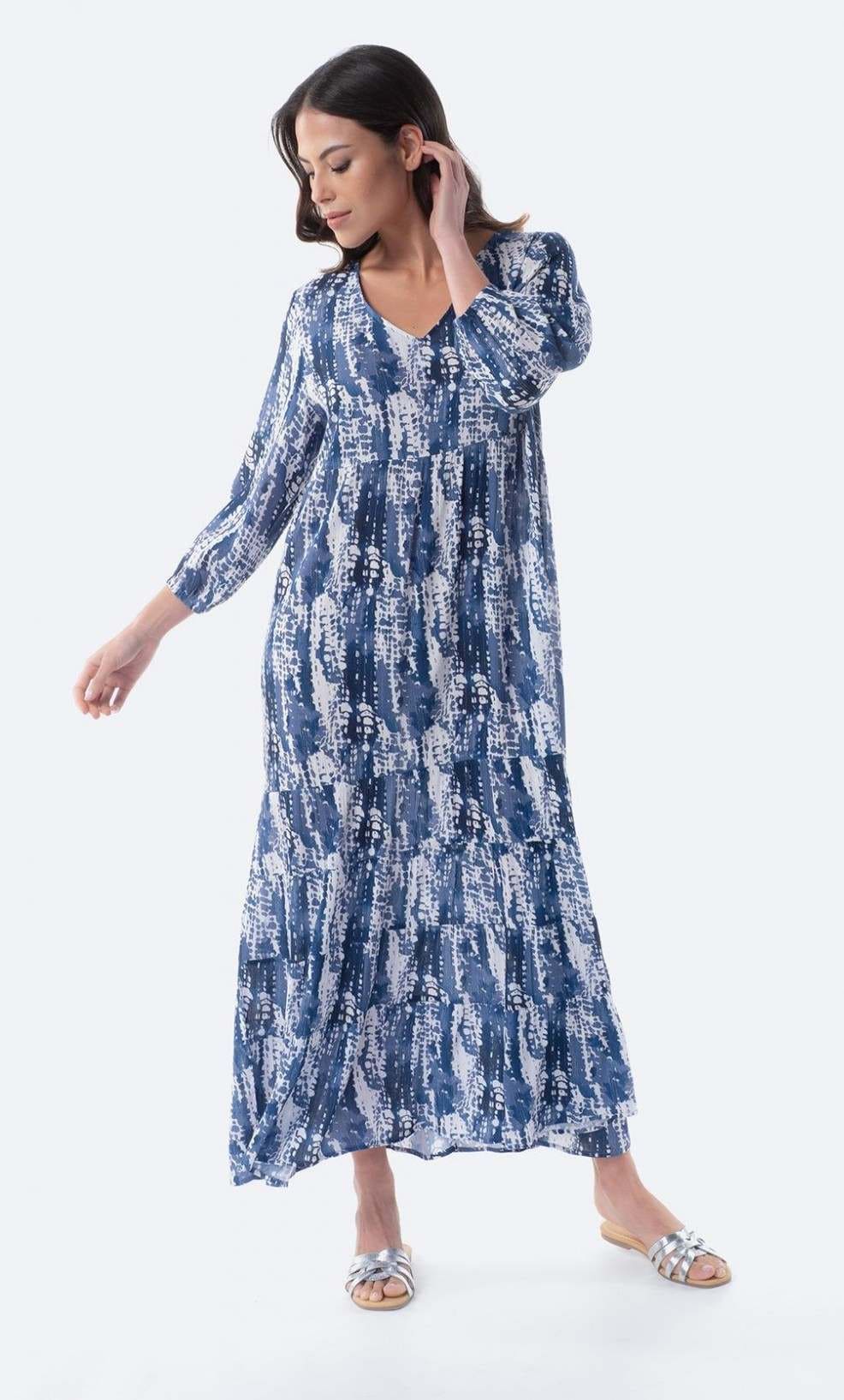 Vestido largo manga larga de Mujer TEX de Carrefour