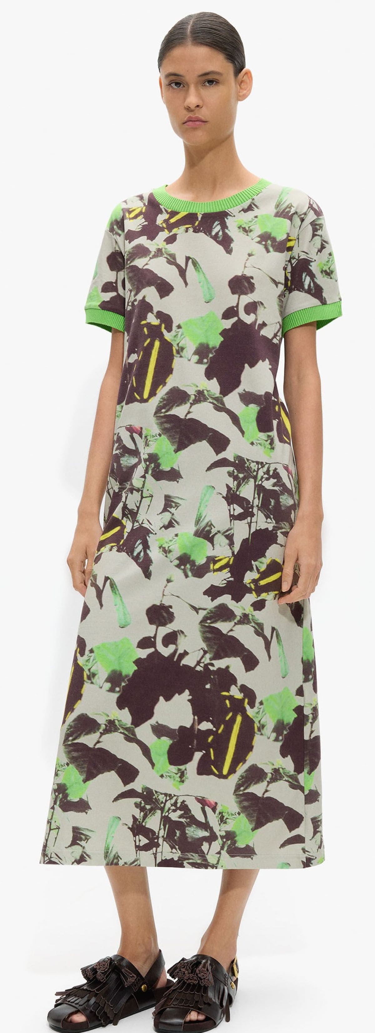 Vestido estampado 100% algodón de Parfois