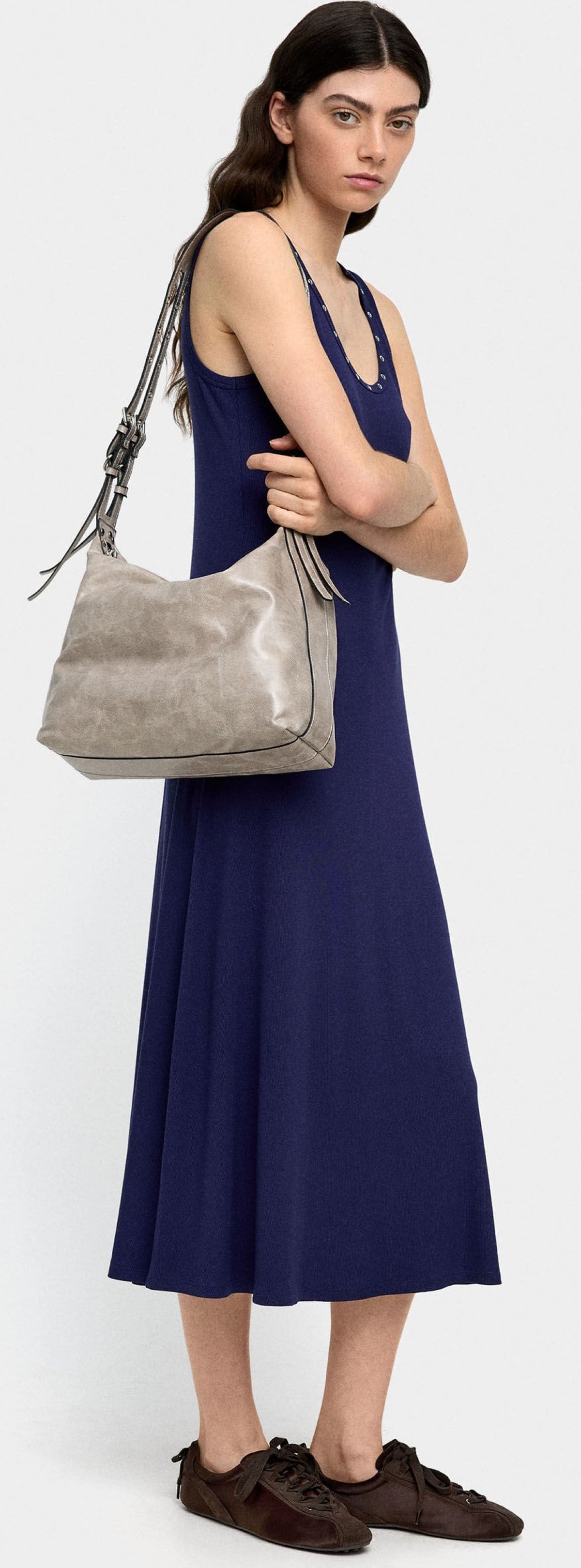 Vestido largo fluido de Parfois