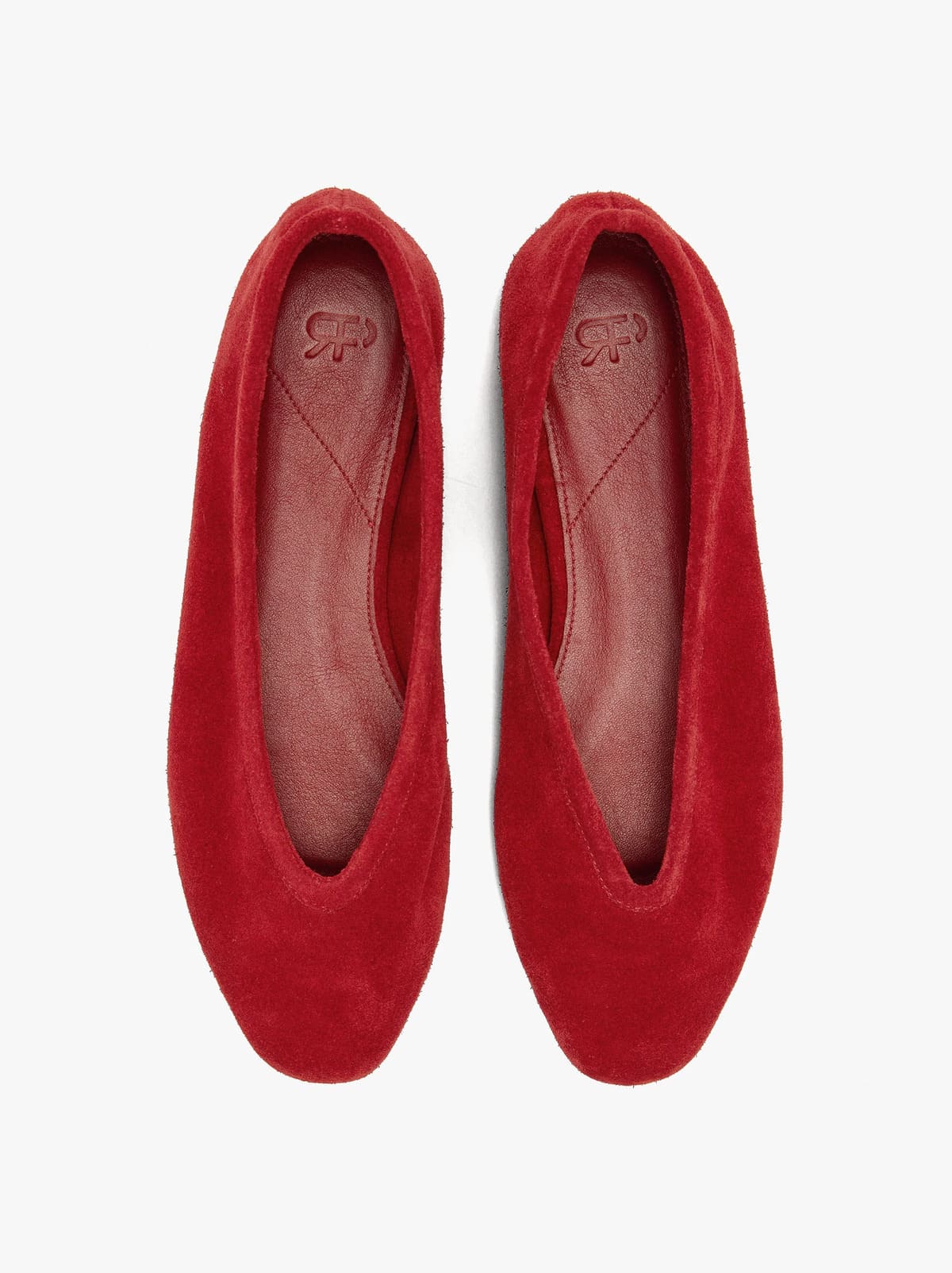 Bailarinas de piel de ante