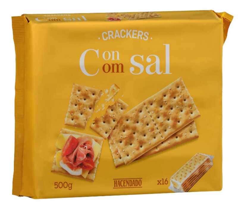 Crackers con sal Hacendado