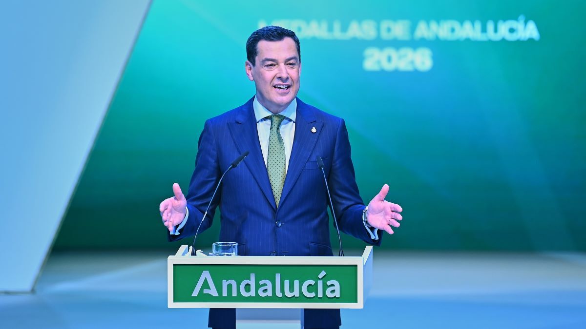 Juanma Moreno en el 28F | Salvador López Medina