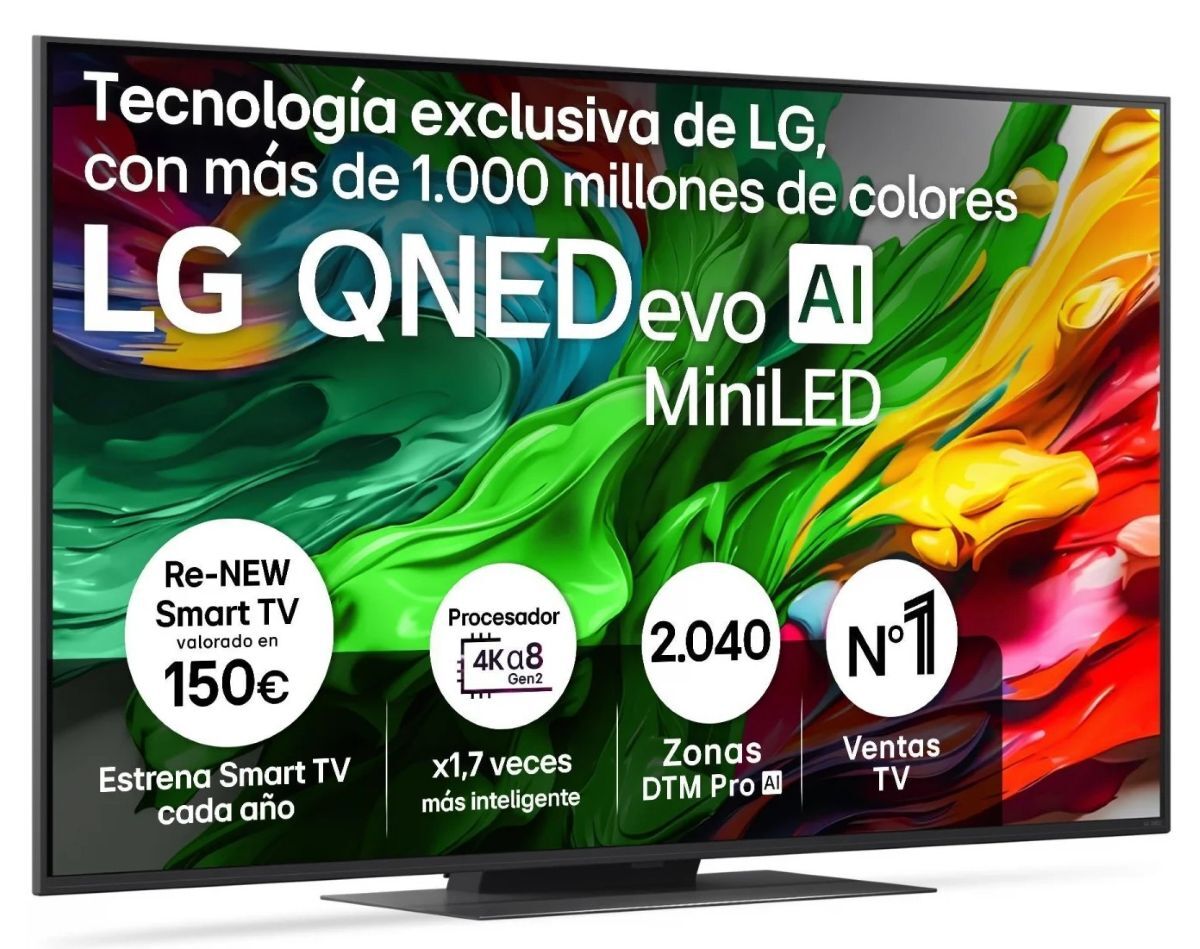 Televisión LG Smart TV QNED 55 pulgadas de Carrefour