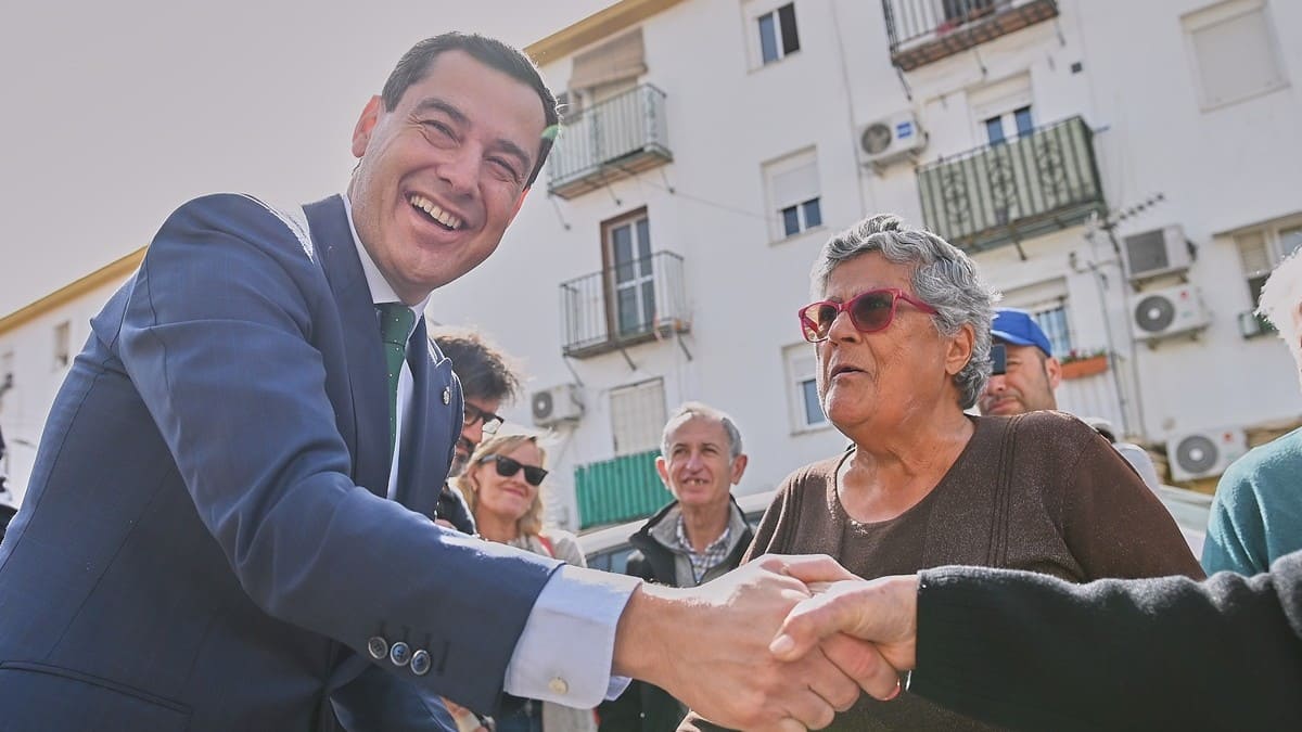 Moreno, a su llegada al lugar del acto | Salvador López Medina