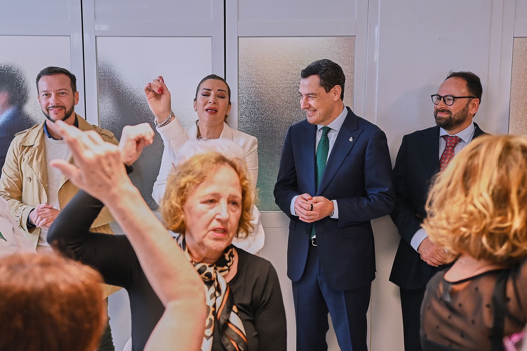 El presidente andaluz ha destacado la necesidad de reírse y ser feliz | Salvador López Medina