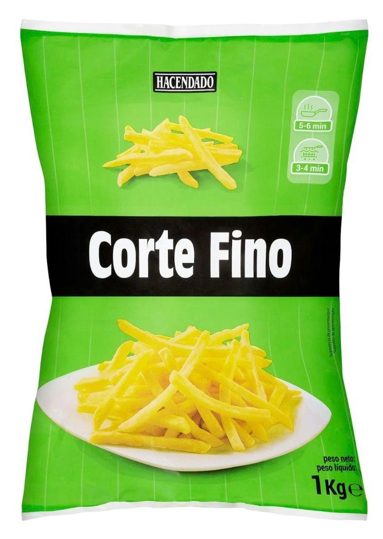 Patatas prefritas Hacendado