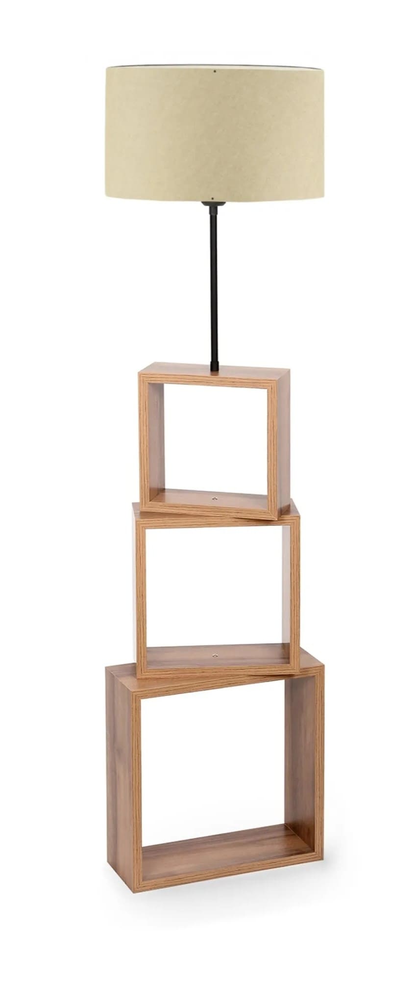 Lámpara de pie con estante, HELLOSHOP26