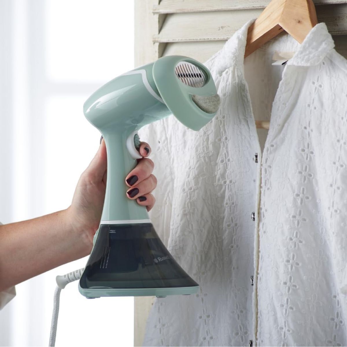 Plancha vertical vapor Russell Hobbs de Amazon