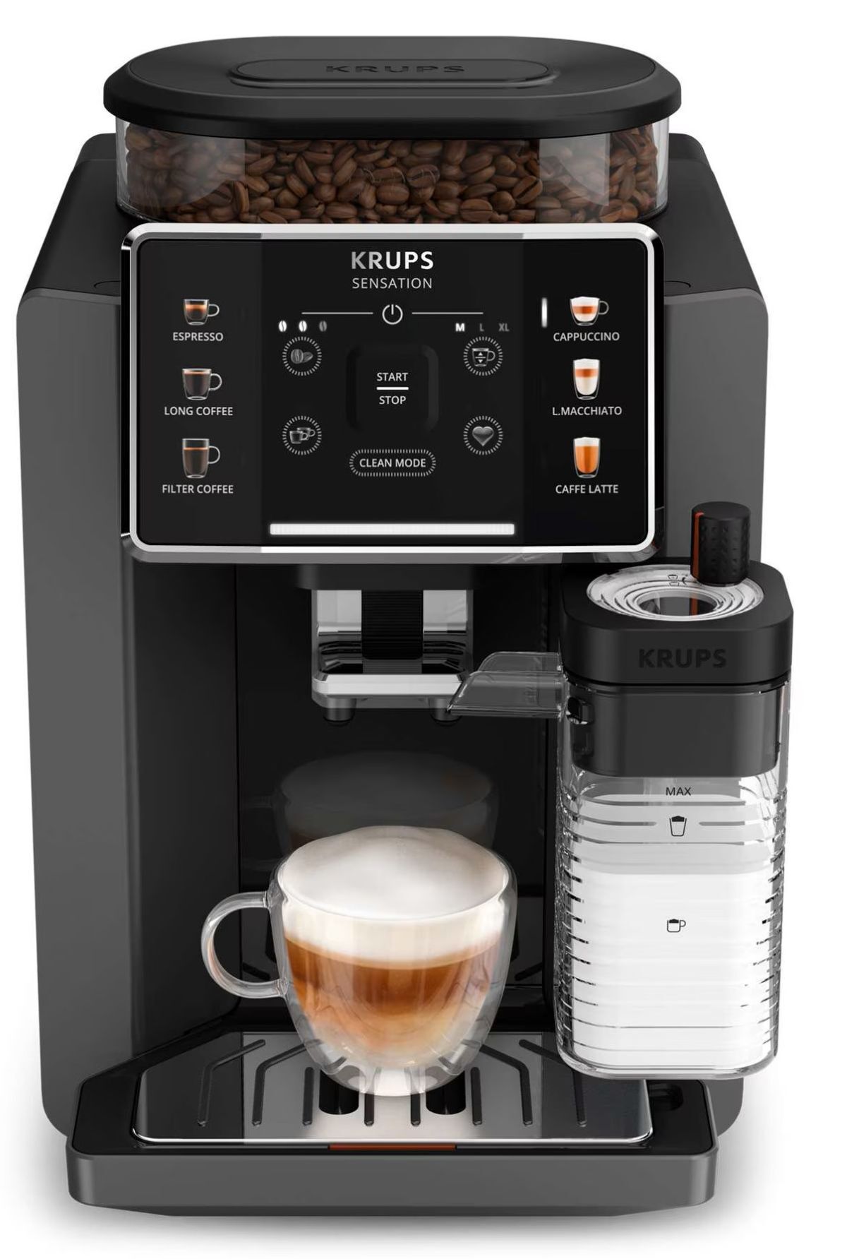 Cafetera superautomática Krups Sensation Milk EA912 de El Corte Inglés