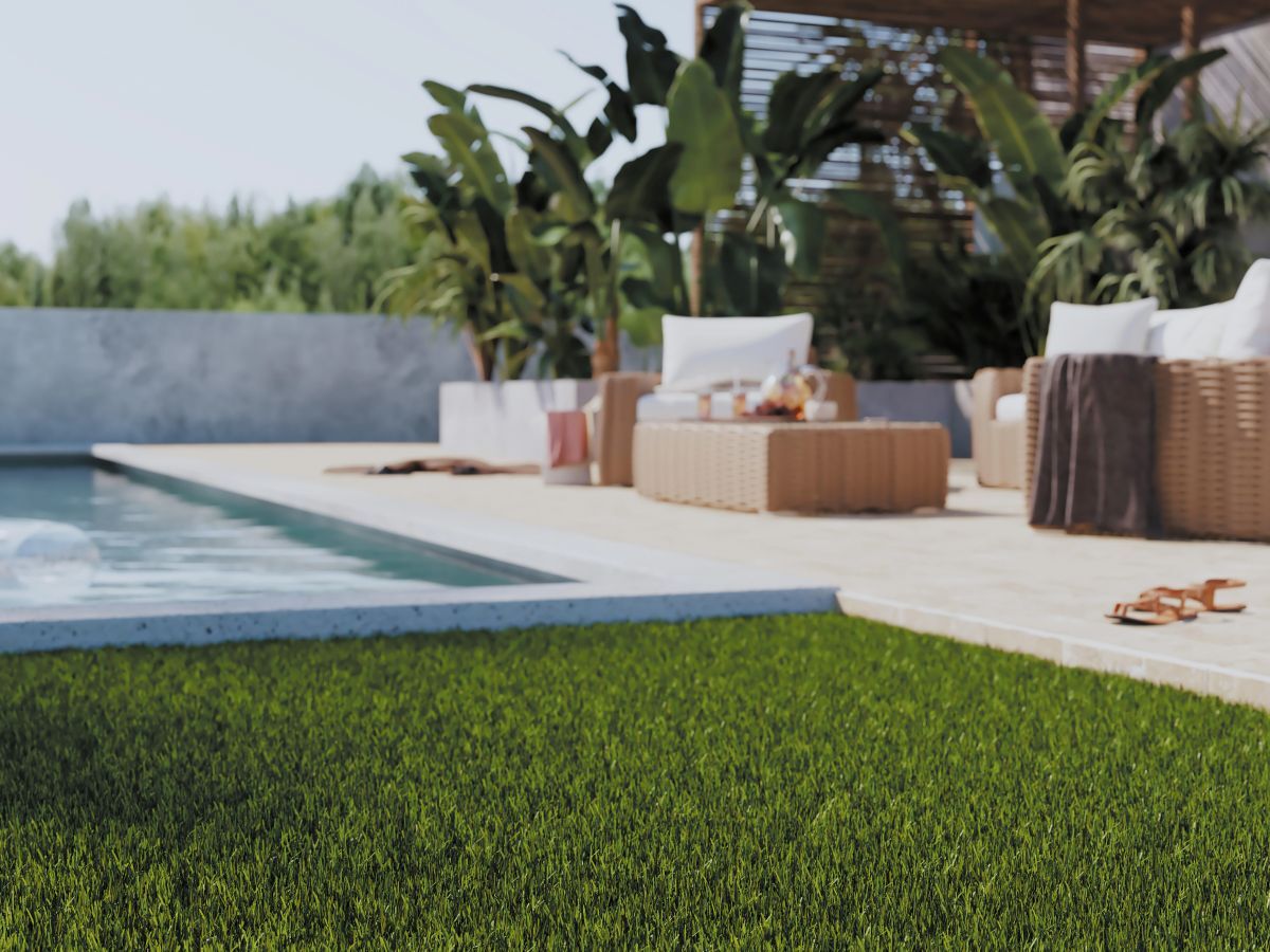 Césped artificial Iber TURFGRASS 1x4 metros de Leroy Merlin