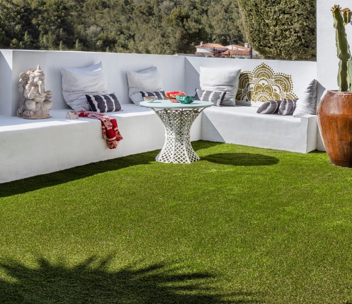 Césped artificial MAUI 1x4 m de Leroy Merlin