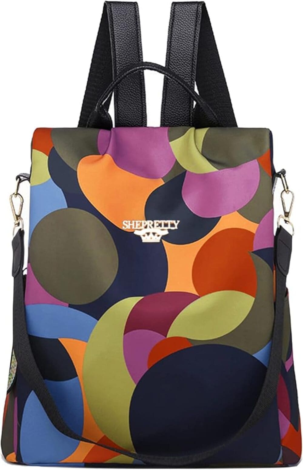 Mochila antirrobo impermeable y estampada