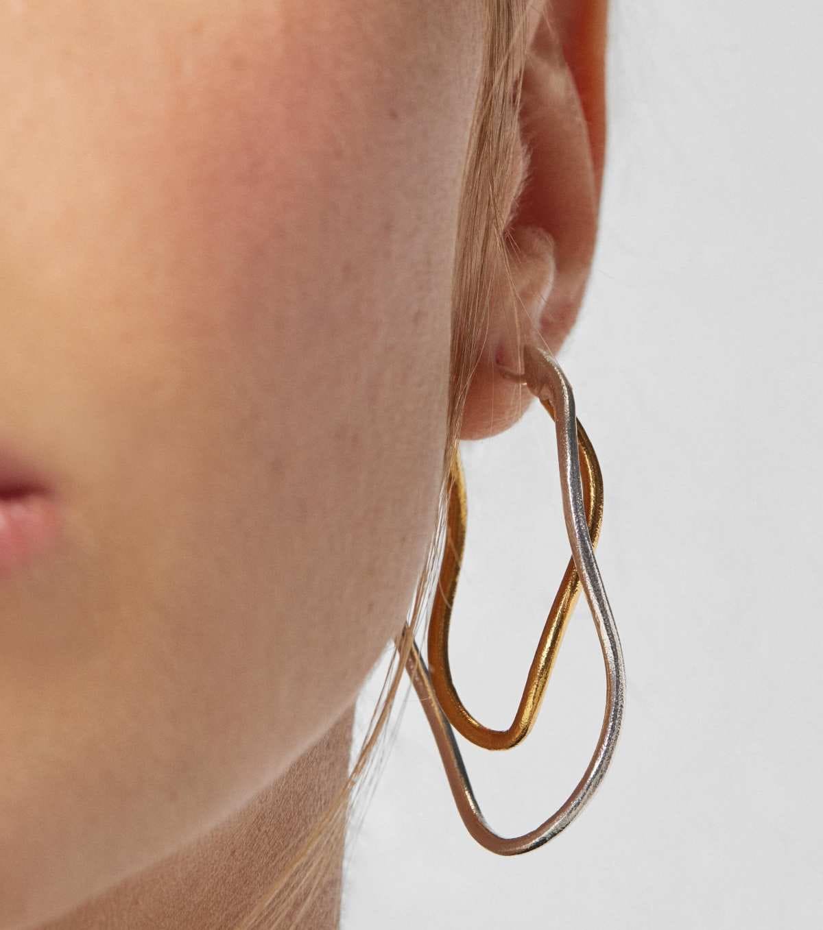 Pendientes elipses bicolor Hav de TOUS