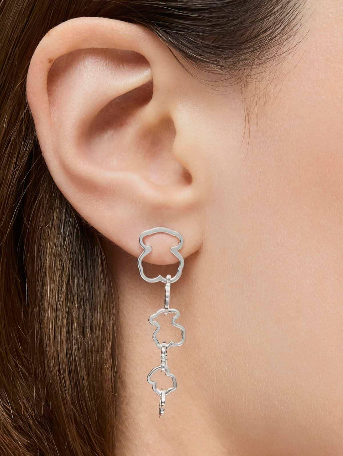 Pendientes largos motivo oso TOUS Carrusel