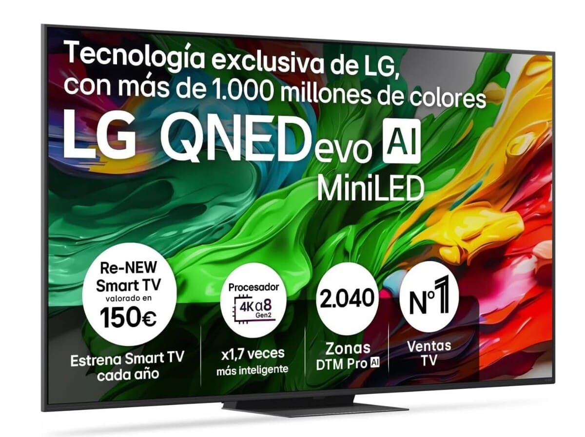 TV LG 65QNED86A6A QNEDevo de 65