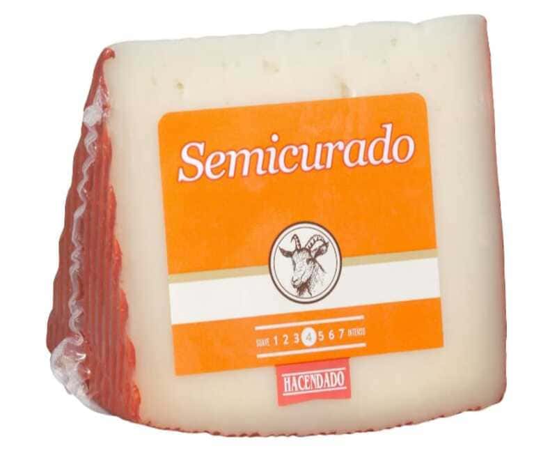 Queso semicurado de cabra Hacendado