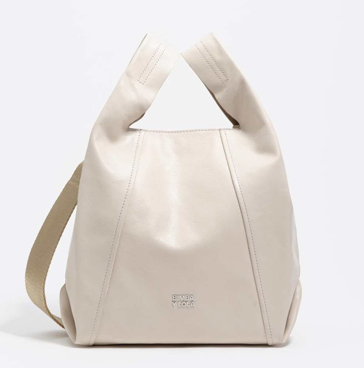 Bimba y Lola Bolso de hombro de mujer Paper piel mediano en El Corte Inglés