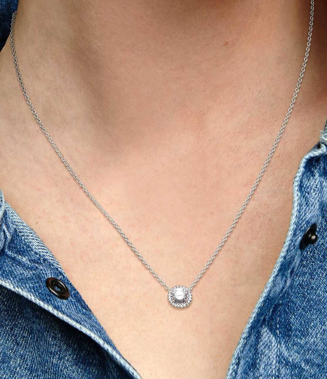 Collar en plata de ley Elegancia Clásica de Pandora