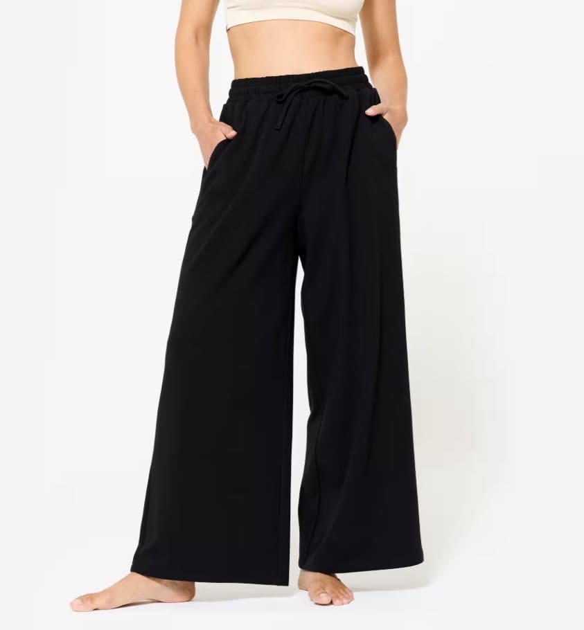 DOMYOS Pantalón flare fitness 520 Mujer Domyos negro en Decathlon