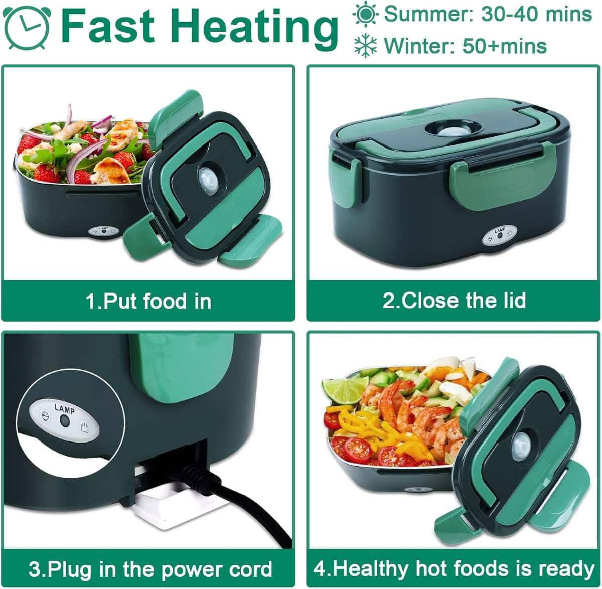 Fiambrera Electrica 4 en 1 en Amazon