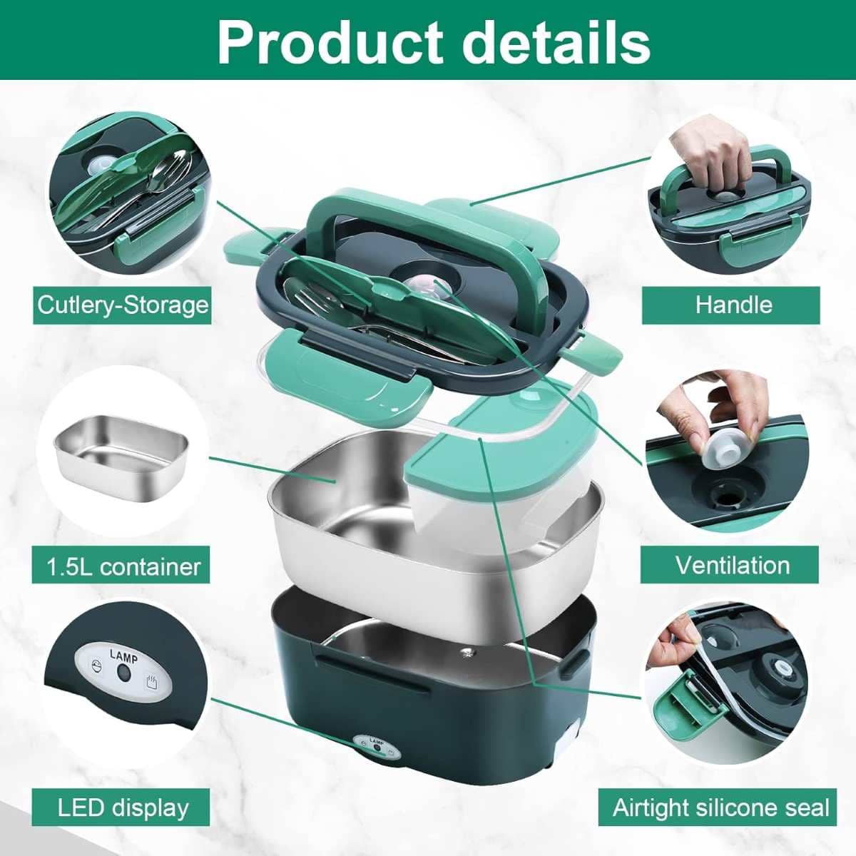 Fiambrera Electrica 4 en 1 en Amazon