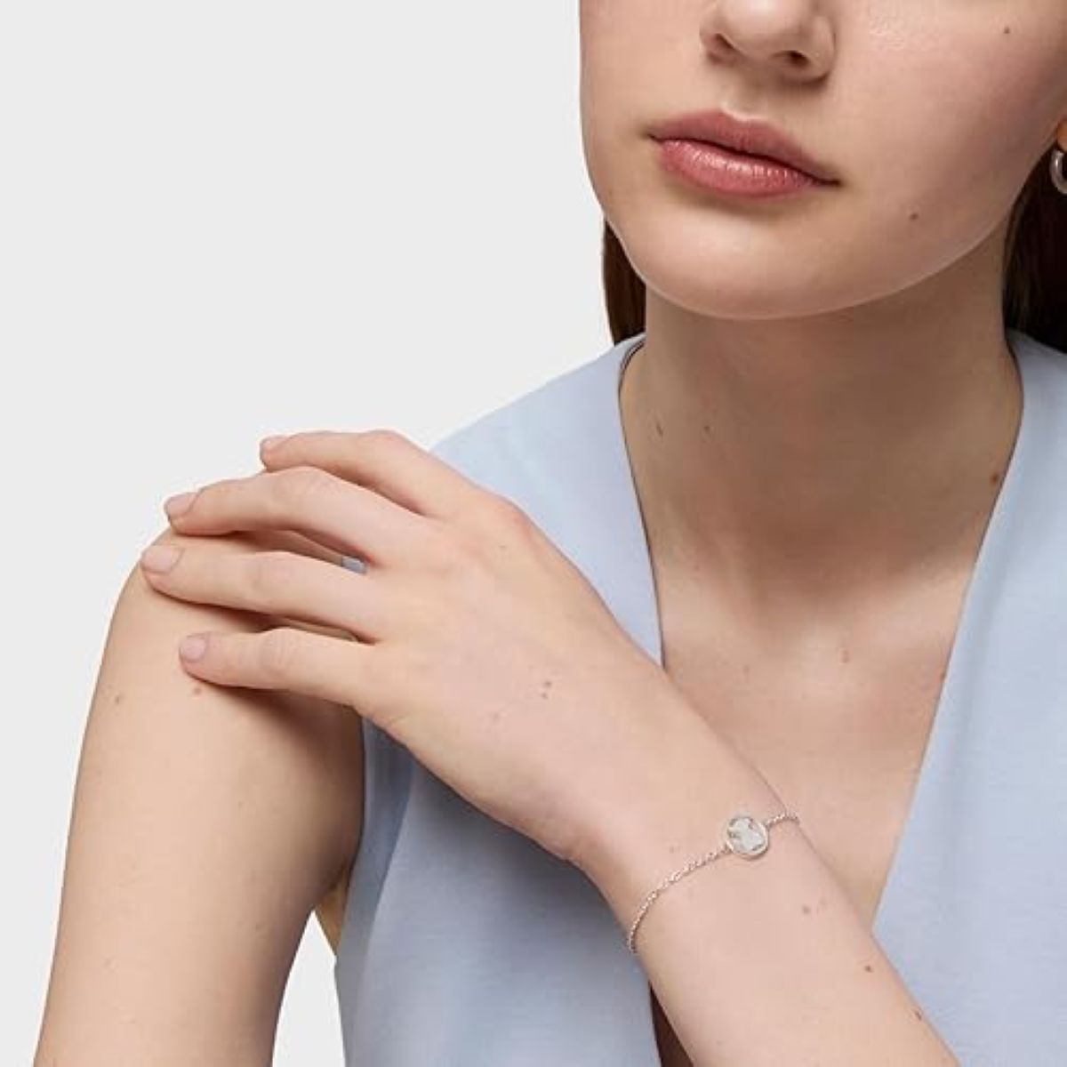 Pulsera de plata de primera ley con motivo de oso Tous de Amazon