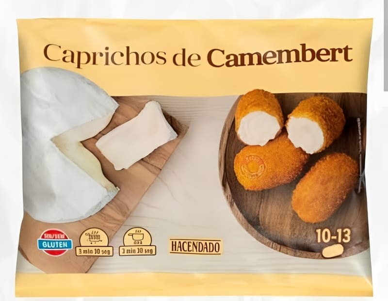 Caprichos camembert Hacendado ultracongelados