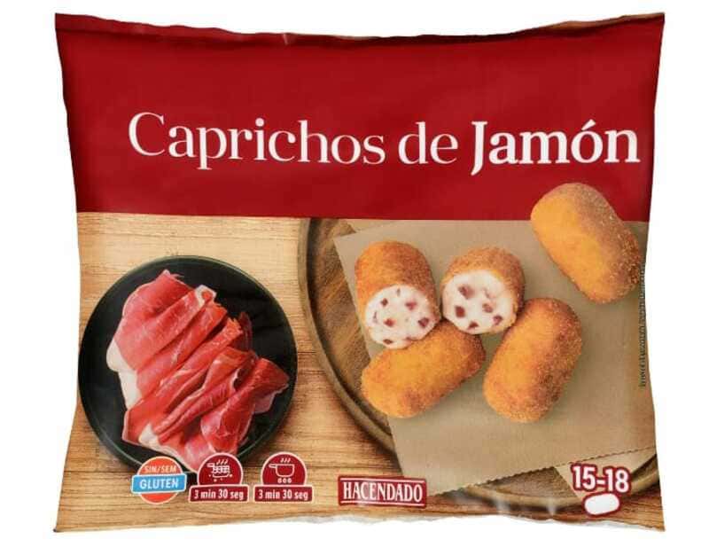 Croquetas caprichos de jamón Hacendado ultracongeladas