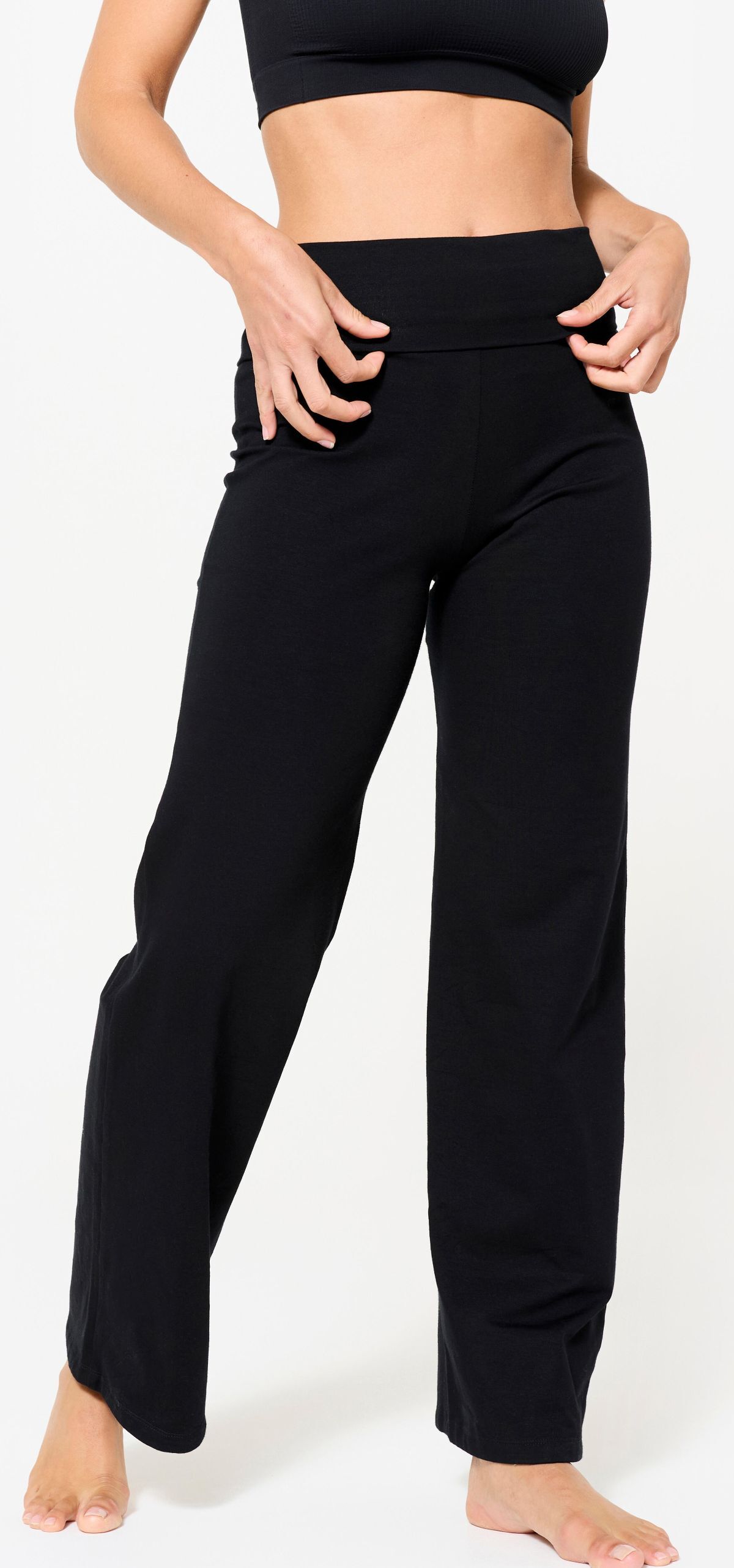 Pantalón jogger talle alto Kimjaly de Decathlon