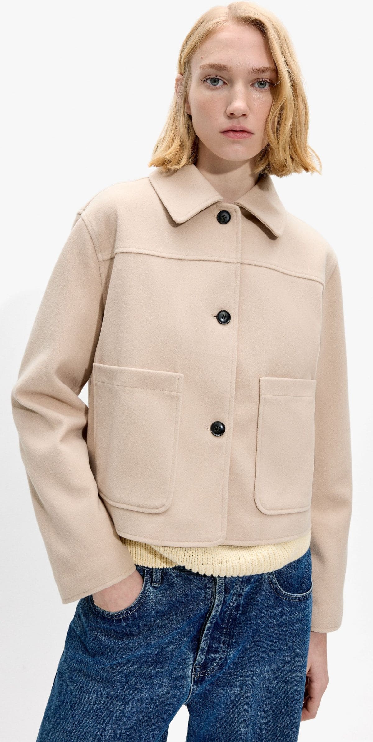 Chaqueta estructurada con bolsillos de Parfois