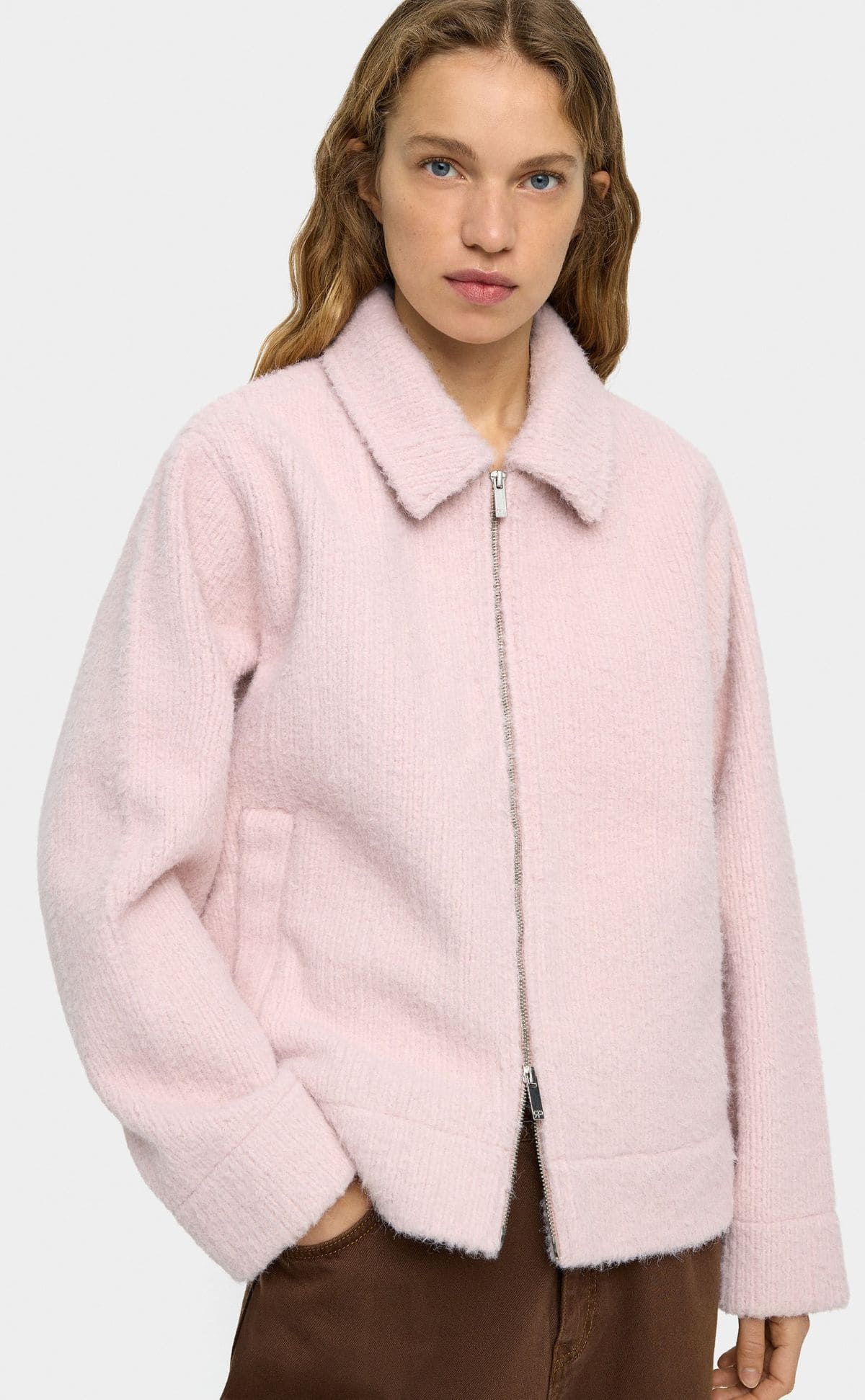 Chaqueta con textura a rayas de Parfois