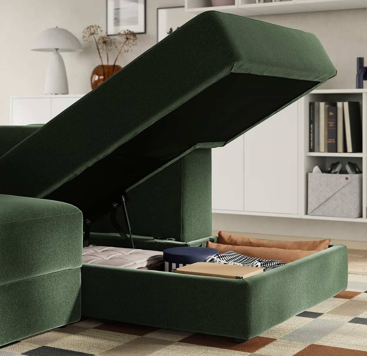 JÄTTEBO Sofá mod 4 plazas con chaiselongue de Ikea