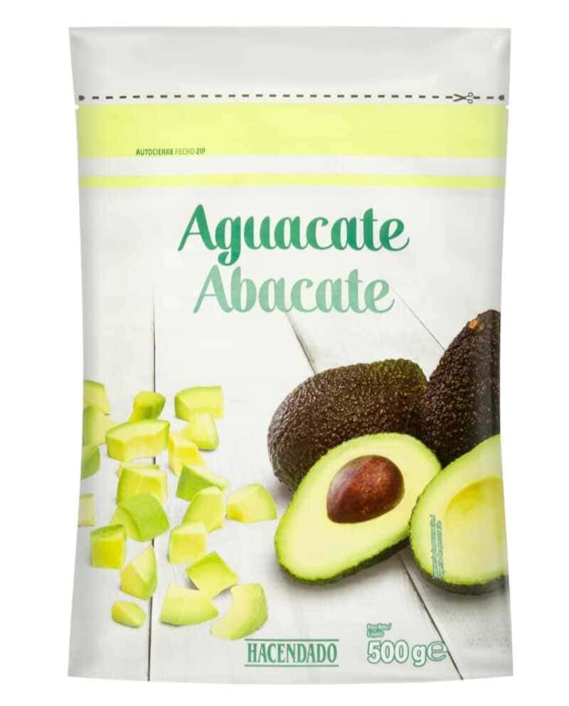 Aguacate en dados Hacendado congelado