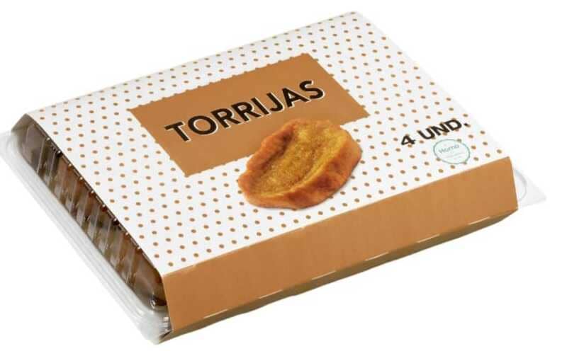 Torrijas fritas congeladas
