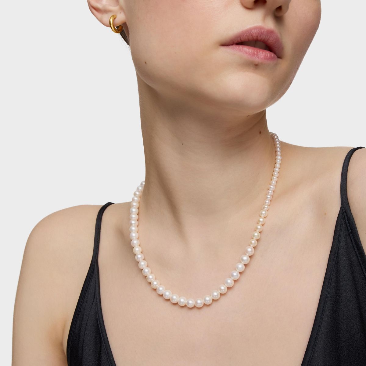 Collar de perlas cultivadas con baño de oro 18 kt sobre plata de Tous